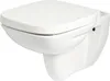 A white wall-mounted toilet. Produktbild-Vorschau