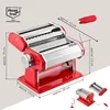 macchina per pasta bremermann in acciaio inox/metallo rosso Anteprima dell’immagine prodotto 7