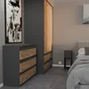 Nachttisch 2er Set 20x55x30 - Nachttischschrank für Produktbild-Vorschau 9