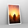 Poster - Poster ohne Rahmen - Tempel Mönch - 61x91,5 cm - Produktbild-Vorschau 7