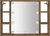 vidaXL Spiegelkast met LED-verlichting, eikenhoutlook, Productafbeelding-voorbeeld 3