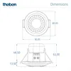Theben Präsenzmelder LUXA 103 S360-100-12 DE-UP WH Produktbild-Vorschau 10