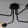 Deckenleuchte Deckenspots Schwenkbar Retro 4xE27 60W Produktbild-Vorschau 5