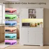 BEALIFE Küchenhochschrank 107x40x172 cm mit Steckdose & Produktbild-Vorschau 6