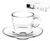 set di 12 tazze da caffè espresso con piattino Aqua Anteprima dell’immagine prodotto 2