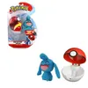 Pokemon Pokeball Action Set mit Plüschfigur Pikachu Bisasam Produktbild-Vorschau 7
