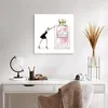 Poster - Poster ohne Rahmen - Mode Frau Parfüm - 60x60 cm - Produktbild-Vorschau 5