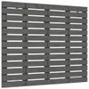 vidaXL Wand Kopfteil Grau 106x3x91,5 cm Massivholz Kiefer - Produktbild-Vorschau 2