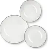 Excelsa Set de vaisselle 18 pièces Golden Porcelaine Blanc Voir les images du produit 2