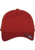 A red baseball cap is shown against a white background. Produktbild-Vorschau