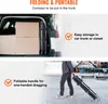 A person is dragging a folded cart with wheels, and another image shows a cart folded and placed in the trunk of a car. Voir les images du produit