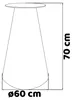 Artù - Base en cône pour table à manger ronde, en métal Voir les images du produit 3