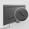 deleyCON 10m Netzkabel Typ C Eurostecker auf C7 Buchse - Produktbild-Vorschau 7