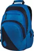 A blue and black backpack is shown against a white background. Produktbild-Vorschau