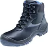 A single blue and gray high-top work boot is shown against a white background. Produktbild-Vorschau