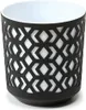 HowHomely Blumentopf Rund 15 cm Höhe, Pflanzkübel, Schwarz Produktbild-Vorschau 1