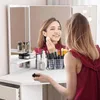2 St Schminktisch Organizer Make Up Pinselhalter Kosmetik Produktbild-Vorschau 9