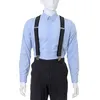 Hosenträger Y-Form, gestreift, Braun Blau Schwarz, 4 cm Produktbild-Vorschau 6