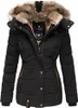 Marikoo Damen Winterjacke Steppjacke Kurz Parka Jacke Produktbild-Vorschau 1