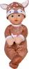 Zapf BABY nato per i bambini Cervo addormentato 30 cm Anteprima dell’immagine prodotto 6
