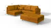 S-STYLE MÖBEL - Ecksofa und Fußhocker mit Holzfüßen im Produktbild-Vorschau 9