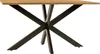 Esstisch Baumkante massiv Eiche geölt 120 x 80 cm Produktbild-Vorschau 2
