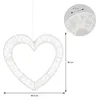 ECD Germany LED Deko Herz Weihnachten Fensterdeko mit Timer Produktbild-Vorschau 7
