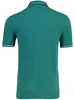 Poloshirt 2-Knopf-Piqué Fred Perry grün 100% Baumwolle Produktbild-Vorschau 2