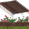 KOTARBAU® Lot de 10 Clôture Bois Bordure Jardin Extérieur Voir les images du produit 1