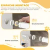 Barrière de sécurité PawHut 76-104 cm Barrière d'escalier Voir les images du produit 5