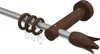 Interdeco Gardinenstange / Vorhangstange Silbergrau / Produktbild-Vorschau 1