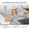 nadměrná plyšová hračka husa - 190 cm - měkký společník v Náhled obrázku produktu 5