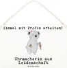 Mr. & Mrs. Panda Schild Uhrmacherin Leidenschaft DIN A6 - Produktbild-Vorschau 1