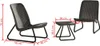 Set di mobili da giardino Keter 3 pezzi Rio grigio grafite Anteprima dell’immagine prodotto 18