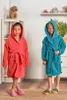 Teksmoda Kinderbademantel mit Kapuze Dino Donkergroen 122 Produktbild-Vorschau 2