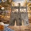 Pantaloni corti in pelle tradizionale da uomo PAULGOS - HK4 Anteprima dell’immagine prodotto 4