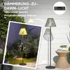 Solar Stehlampe Rattan Solarlampen mit Lichtsensor 25 Produktbild-Vorschau 5