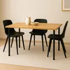 Tischbein 4er Set Schwarz matt Metall Ø60mm 710mm Produktbild-Vorschau 6