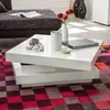 home24 Couchtisch - Hochglanz Weiß Produktbild-Vorschau 2