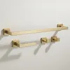 Set Badezimmerhaken Rea Rio Brush Gold Produktbild-Vorschau 1