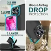 Hybrid Hülle für iPhone 15 Pro Frosted Case Schutz Rand Produktbild-Vorschau 2