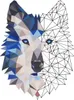 Wallity, Metal Wolf Wall Art - APT721, Wanddeko, Produktbild-Vorschau 6