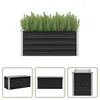 The Living Store Lit surélevé de jardin Anthracite 100 x 40 Voir les images du produit 8