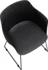 Gartenstuhl FORO im 4er Set, Schwarz - Outdoor Schalenstuhl Produktbild-Vorschau 5