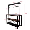 Schwarz Bar-Tisch Fuer Zuhause 120x60x180 cm Mit Produktbild-Vorschau 4