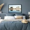 MuchoWow® MuchoWow® Gerahmtes Poster Elefant - Wasser - Produktbild-Vorschau 4