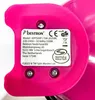 A close-up image of a pink appliance's label with technical specifications and logos. Náhled obrázku produktu
