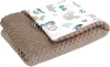 Kinderwagendecke Baby Winterdecke mit Plüschstoff 75x100 cm Produktbild-Vorschau 1