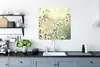 MuchoWow® Poster Blumen - Feld - Weiß 75x75 cm - Wand Produktbild-Vorschau 3