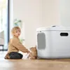 ROTHO Katzentoilette BIALA XL - Weiß/Schwarz Produktbild-Vorschau 9